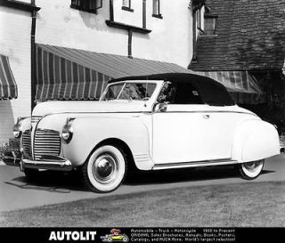 1941 Plymouth Convertible Coupe Factory Photo