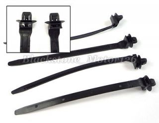 100 Pcs Toyota LHD Hiace Push Mount Wire Tie Cable Strap Nylon Clip 