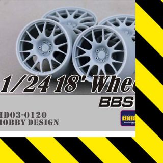 HD03 0120 Hobby Design 1/24 18 WHEELS BBS CH