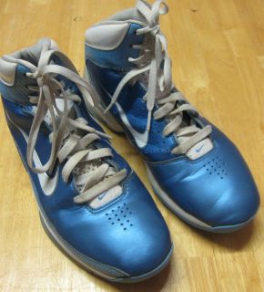 Used Nike 2010 Mens Sneakers Basketball Shoe High Top Size 8.5 Airmax 