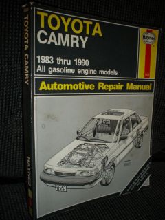 Toyota Camry Repair Manual (1983   1990) • 99 Cent Sale