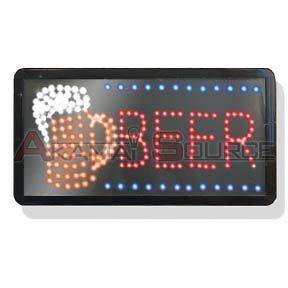 LED OPEN BEER Sign For Bar Game Pool Room DECOR Business Signs Bars 19 
