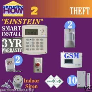 Home Security Alarm System. Wireless sensor connection.