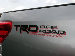 Toyota Tacoma TRD Off Road Sticker Decal Red and Black