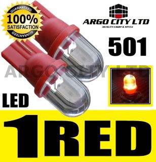   XENON RED 501 T10 W5W SIDELIGHT BULBS VOLKSWAGEN VW BEETLE CONVERTIBLE