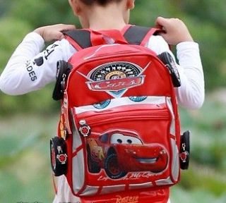 Disney Pixar 95 Cars McQueen Kids Backpack School Bag Girl Boys 