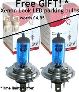 VW BORA H4 Xenon Car Light Bulbs Headlight 100W