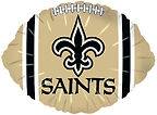   Orleans Saints NFL Team 18 Football Shaped Party Mylar Foil Balloon
