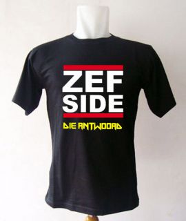 ZEF SIDE DIE ANTWOORD New logo T shirt size s m l xl 2xl 3XL HOT 2012