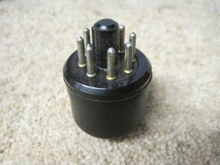octal plug for leak rogers radford,pye,rca,vortexion ferrograph valve 
