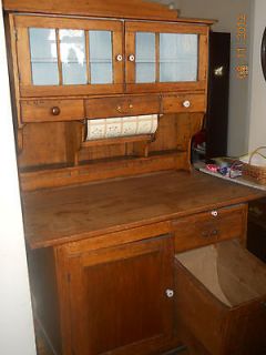 ANTIQUE HOOSIER CABINET    Late 1800s Early 1900s  Authent​ic
