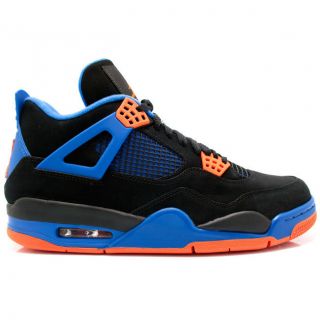 Air Jordan Retro 4 Cavs Black Orange Boys Sizes 7 IV Brand New w 