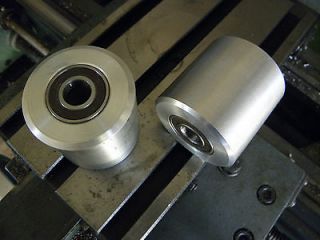 Aluminum contact, idler wheels for belt grinder, knife making 2 pcs