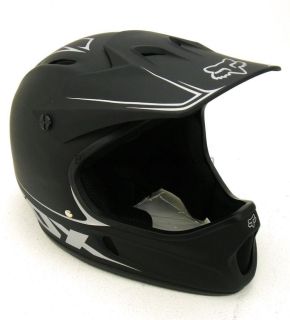 NEW Fox Rampage Downhill Helmet   Matte Black   Large (59 60cm)