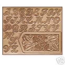 Tandy Leather Craftaid Plastic 1 Alphabet Template 72283 00