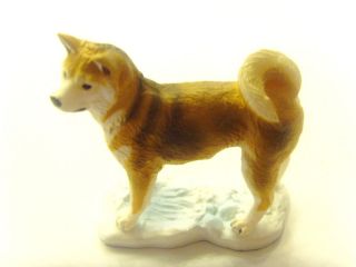   Kaiyodo Natural Monuments Japanese Husky Domestic Dog Akita Inu Figure