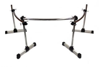 DRUM RACK KIT   BASIC   3 SECTIONS 48x1.5 CHROME with Clamps Feet 