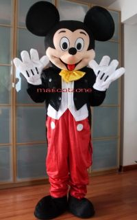 New Mickey Mouse Mascot Costume Adult Size Fancy Dress BIG SALE