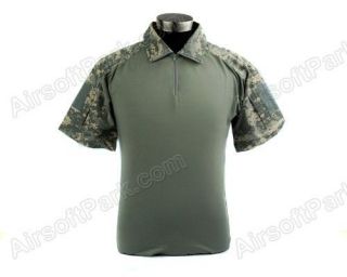 Airsoft Tactical Combat Army Short Sleeve T Shirt ACU   L