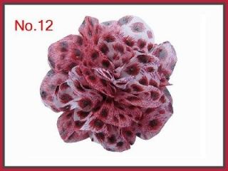 18 pc Hair Clip Rose Lotus Chrysanthemum Flower 78 style B7A