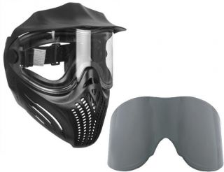 Empire Helix paintball Mask/Goggles   Black + Smoke Thermal 