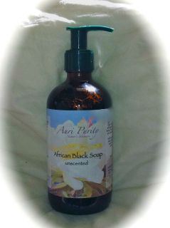 Liquid African Black Soap Handmade With Shea Butter (scented or 