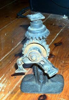 Antique Car Jack used vintage ring and pinion type