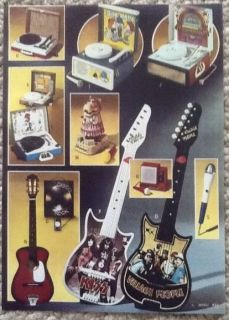KISS 70s Toy Guitar, Amp and Mic advertisement