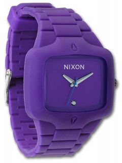 New In Box Nixon Rubber Player Watch Purple Model A139 230