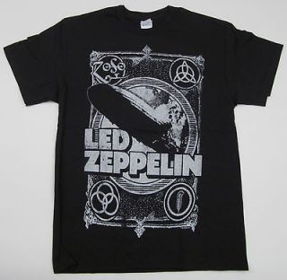 LED ZEPPLIN Vintage Logo T shirt Plant Paige JPJones Bonham Retro Tee 