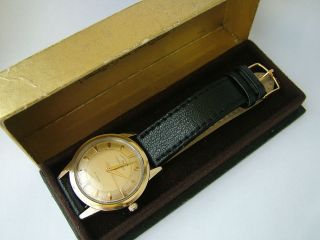 Vintage 1950s Eterna Matic gents hand winding chronometer wrist watch