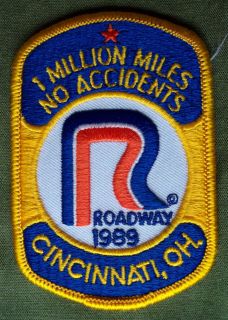   Express driver patch 1 million miles no accidents 1989 Cincinnati,OH