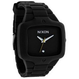 Nixon Authentic Watch Rubber Player Black A139 000 NEW