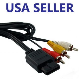   Audio Video AV Cable to RCA for Nintendo GameCube N64 SNES FREE Ship