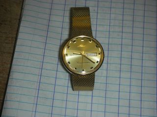 MIDO Commander Datodate Vintage Luxury Ocean Star Wristwatch Watch