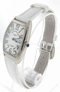   Ladies Franck Muller Curvex 1752QZ 18K White Gold Quartz Watch