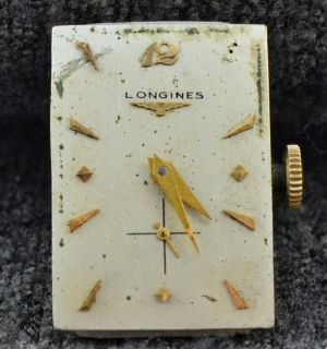 Vintage LONGINES Wrist Watch Movement 17 JEWEL 9LT for Parts or Repair 
