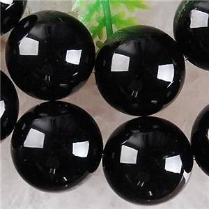 Natural 6mm AAA+++ Black Agate Onyx Round Loose Beads Gemstones 15 