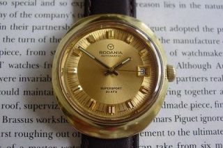 Rodania super sport 20 Atu vintage mens wristwatch 25 jewels