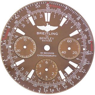 Original Breitling Bentley Motors A25362 Sticks Bronze Mens Watch Dial