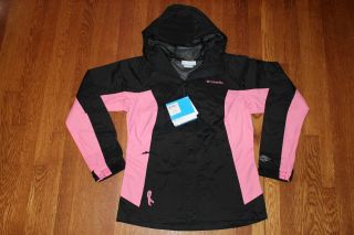 COLUMBIA Arcadia Mom Rain Coat/Jacket Womens S/M/L/XL NEW Pink Breast 