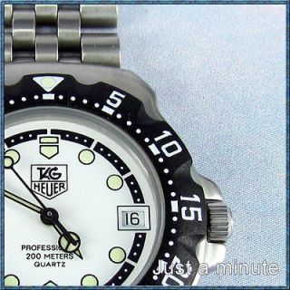 TAG Heuer Midsize F1 White Dial, Serviced   New Bezel, Glass & Battery 