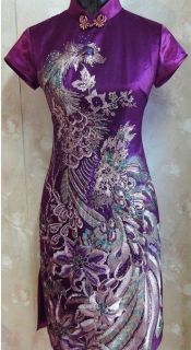 Chinese womens handmade embroidery MINI dress SZ 6 14