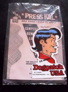 Lil Abner Daisy Mae DOGPATCH USA Press KAL Decal Sticker NEW IN PKG 