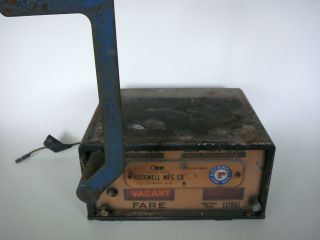 VINTAGE TAXIMETER, Rockwell, Ohmer Register Division, Pittsburg PA