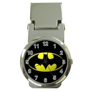 Batman Logo Metal chrome Money Clip Watch NEW FASHION HOT Gift