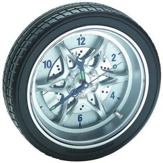 14 Tire Rim Clock, Auto Shop Clock