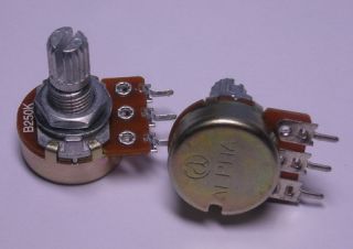 pcs Alpha 250KB / B250K pot potentiometer 15mm 1/4W