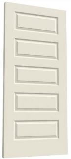 Rockport 5 Panel Raised Primed Molded Solid Core Wood Interior Doors 1 