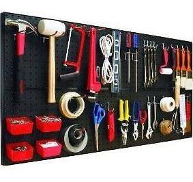 Spring Clip Organizer Bar For ur Tools Broom Mop Etc For Kitchen 